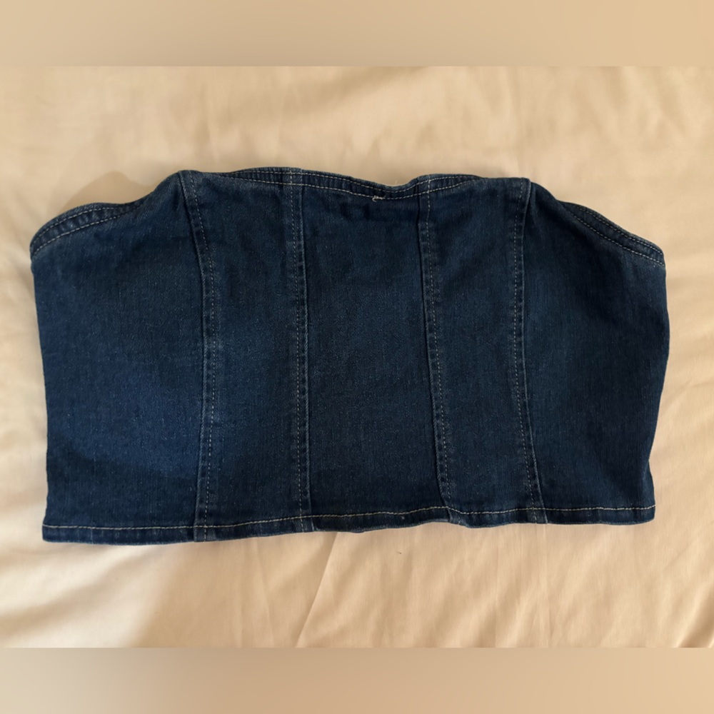 Dark Blue Denim Skirt